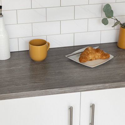 D-C-Fix Oak Sheffield Grey 67.5Cm X 5M Self-Adhesive Vinyl Wrap For Doors And Worktops from B&Q
