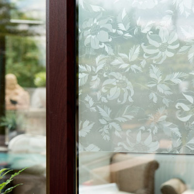 D-C-Fix Damast Self Adhesive Window Film For Privacy And Décor 1M(L) 45Cm(W) from B&Q