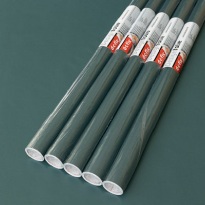 D-C-Fix Matt Mallard Green 67.5Cm X 2M (5 Rolls) Self-Adhesive Vinyl Wrap For Doors And Furniture