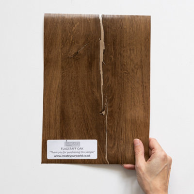 D-C-Fix Flagstaff Oak A4 Sample Self-Adhesive Vinyl Wrap For Doors And Worktops from B&Q