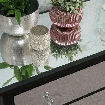B&Q -  Mirror Effect 90Cm X 5M Premium Self-Adhesive Vinyl Wrap For Furniture