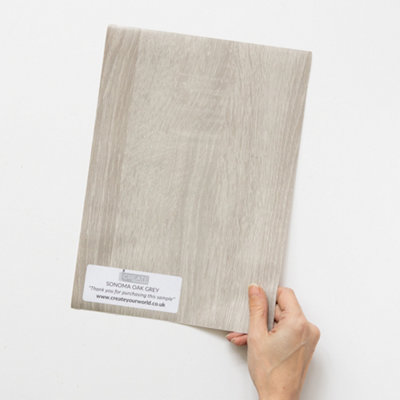 D-C-Fix Sonoma Oak Grey A4 Sample Self-Adhesive Vinyl Wrap For Doors And Worktops from B&Q
