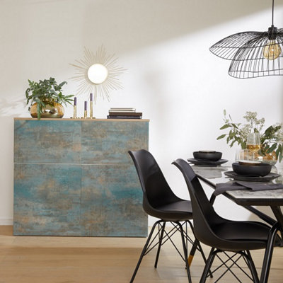 B&Q -  Oxide Steel 45Cm X 5M Premium Self-Adhesive Vinyl Wrap For Decoration