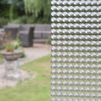 D-C-Fix Milton 45Cm X 2M Premium Static Cling Vinyl Window Film For Privacy And Décor from B&Q