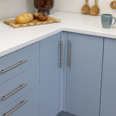 B&Q -  Matt Heritage Blue 67.5Cm X 1M Self-Adhesive Vinyl Wrap For Doors And Furniture