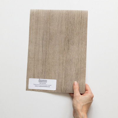 D-C-Fix Tira Wood Greige A4 Sample Self-Adhesive Vinyl Wrap For Doors And Worktops from B&Q