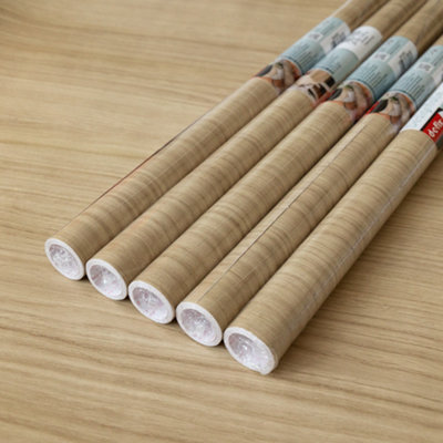 D-C-Fix Tropea Oak 67.5Cm X 2M (5 Rolls) Self-Adhesive Vinyl Wrap For Doors And Worktops from B&Q