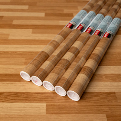 D-C-Fix Modern Butchers Block 67.5Cm X 2M (5 Rolls) Self-Adhesive Vinyl Wrap For Doors And Worktops from B&Q