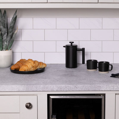 D-C-Fix Salazar Concrete 67.5Cm X 10M Self-Adhesive Vinyl Wrap For Doors And Worktops from B&Q