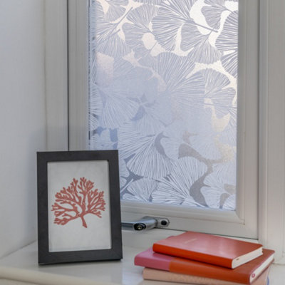 D-C-Fix Ginkgo Eco Line Pvc Free Static Cling Window Film For Privacy And Décor 1.5M(L) 45Cm(W)