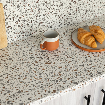 D-C-Fix Terrazzo 67.5Cm X 2M (7 Rolls) Self-Adhesive Vinyl Wrap For Doors And Worktops from B&Q