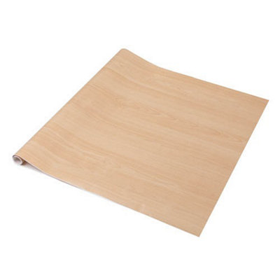 D-C-Fix Woodgrain Maple Self Adhesive Vinyl Wrap Film For Kitchen Doors And Worktops 15M(L) 67.5Cm(W) Box Of 3 Rolls from B&Q