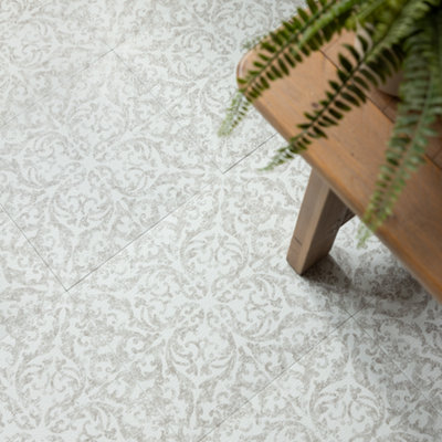 FloorPops Floor Pops Estate 30.48 X 30.48Cm Self-Adhesive Vinyl Floor Tiles Pack 10 (0.93Sqm) from B&Q