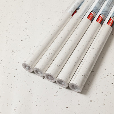 D-C-Fix Crema Granite Quartz Matt 67.5Cm X 2M (5 Rolls) Self-Adhesive Vinyl Wrap For Doors And Worktops from B&Q