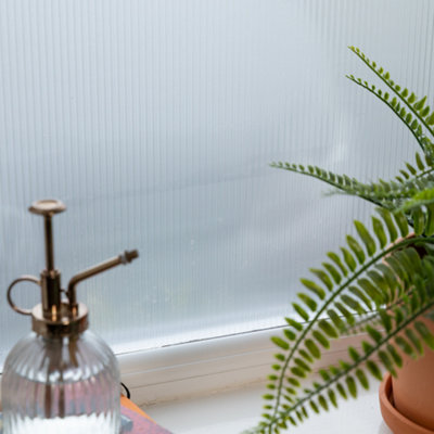 Roommates Reeded Glass 61Cm X 1.88M Premium Static Cling Window Film For Privacy And Décor from B&Q