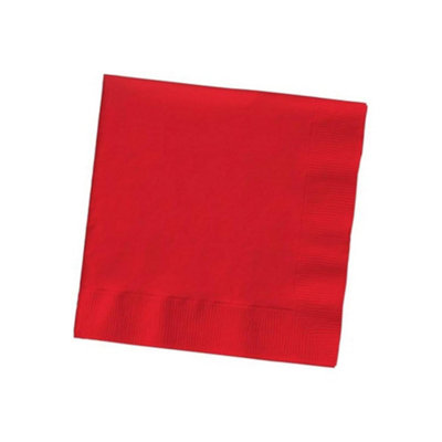 We Can Source It Ltd Red 24Cm 2 Ply Cocktail Napkins Recyclable Disposable Party Bar Caddy Pack Of 1000 Sheets For Events And Home from B&Q