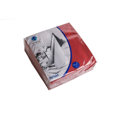 We Can Source It Ltd Burgundy Red Lunch Napkins 40Cm 8Fold Soft Disposable Event Catering Table 100 Napkins 2 Packs Event Home Use from B&Q