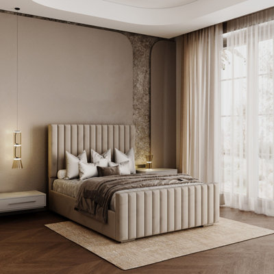 Bayler Upholstered Bed By Conrad InteriorsDouble from B&Q