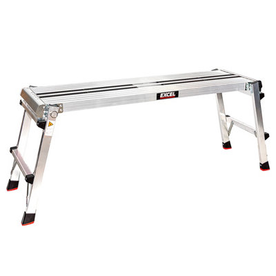 Excel Tools Excel Aluminium Hop-Up Folding Bench 1190 X 306mmSlip-Resistant SurfaceCompact & Portable For Diy And Trade Use from B&Q