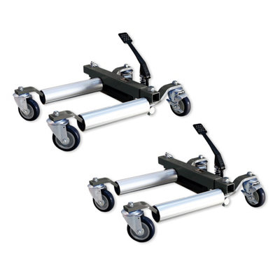 Big Red Torin Hydraulic Wheel Dolly Skate Vehicle Positioning Tyre Lift 680 Ton Pack Of 2 from B&Q