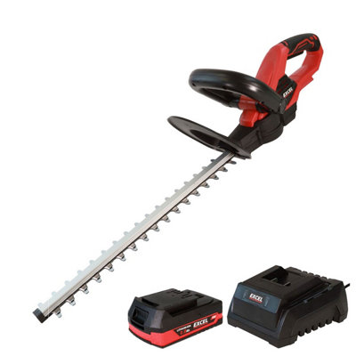 Excel Tools Excel 18V Hedge Trimmer Cutter With 1 X 2.0Ah Battery & Fast Charger