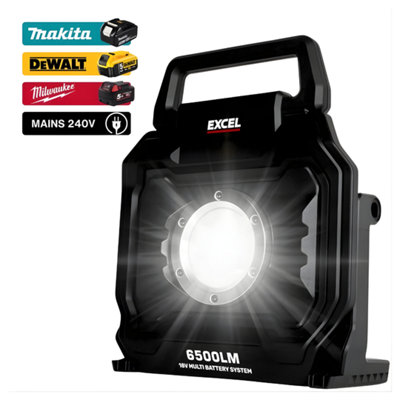 Excel Tools Excel 18V Led Work Light 6500 Lumens from B&Q