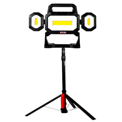 Excel Tools Excel 18V Led Work Light 5000 Lumens With Universal Tripod Stand 1.8M from B&Q