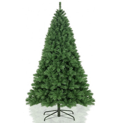 Abaseen Artificial Christmas Tree 7Ft Easy Assembly Foldable 1200 Tips Tree With Strong Stand from B&Q