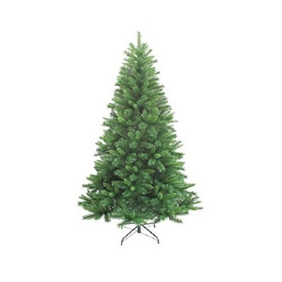 Abaseen 7Ft Green Artificial Christmas Tree 1200 Tips With Solid Metal Legs from B&Q