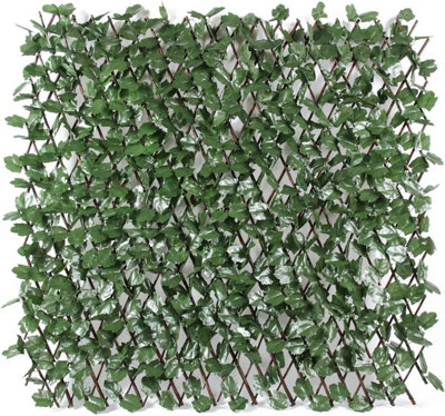 Abaseen Artificial Maple Leaf Willow Trellis Ivy Screening Garden Fence 1Mx2M from B&Q