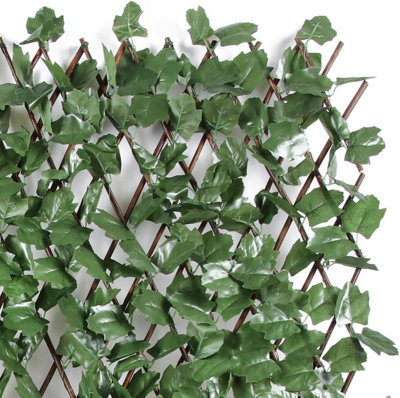 Abaseen Garden Willow Trellis Maple Leaf Artificial Expandable Garden Fencing Trellises from B&Q
