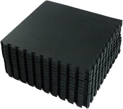 Abaseen 60X60Cm,64 Sq Ft Interlocking Floor Mats Exercise MatsGym Flooring MatUnder Pool Mats Interlocking Eva Floor Tiles from B&Q