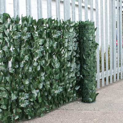 Abaseen 1Mx3M Ivy Leaves Trellis Artificial Screen Garden Fence from B&Q