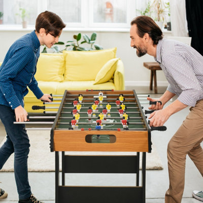 Homcom Folding Football Gaming Table Mini Foosball Soccer TableFamily Fun from B&Q