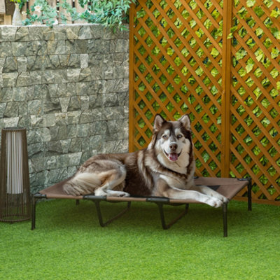 Pawhut Elevated Dog Bed Cooling Raised Pet Cot For Indoor Outdoor UseXx Large from B&Q
