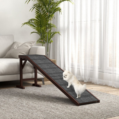 PawHut Pet Ramp For Dogs Cats W/ Non-Slip Carpet For Bed Sofa - 188x40.5x63.5cm  | TJ Hughes - Image 8