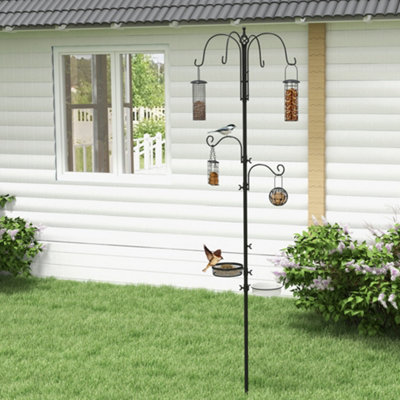 Pawhut Bird Feeder D11-006Bk - Image 9