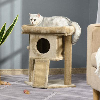 B&Q -  Cat Tree Tower Indoor With Cats Scratching Post Cat HouseCoffee