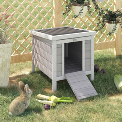Wooden Rabbit Hutch Bunny Cage Guinea Pig House Pet Habitat Ferret - Image 11