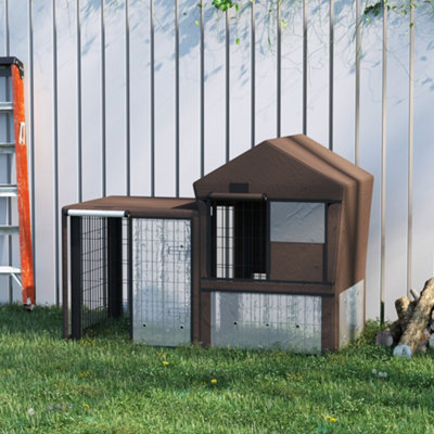Bobobiy Brown Rabbit Hutch Cover, Water-Resistant Pets Cage Protector, Breathable Guinea Pig Cage Cover - Image 5