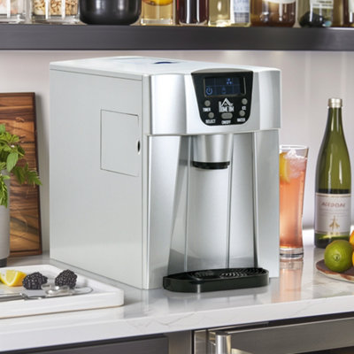 Homcom Ice Maker Machine And Water Dispenser 9 Ice Cubes Ready In 6-10 Mins from B&Q