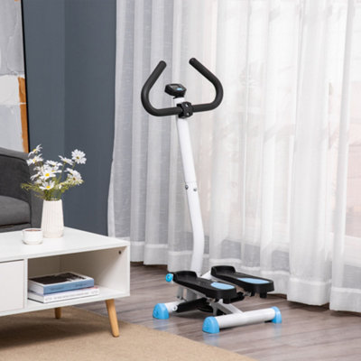 Homcom Twister Stepper Step Machine With Lcd ScreenBlue from B&Q
