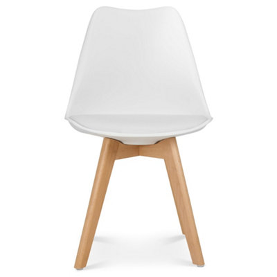 Bravich Rocco Tulip Dining ChairWhite from B&Q