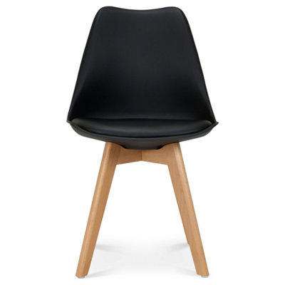 Bravich Rocco Tulip Dining ChairBlack from B&Q