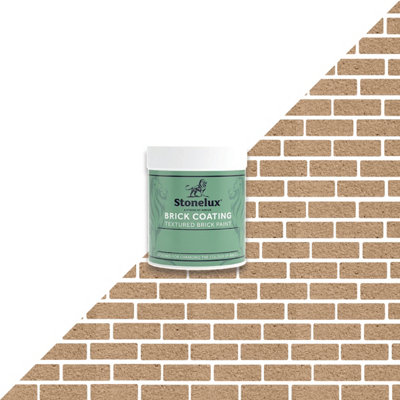 B&Q -  Brick CoatingBrick Effect PaintLight Buff250Ml