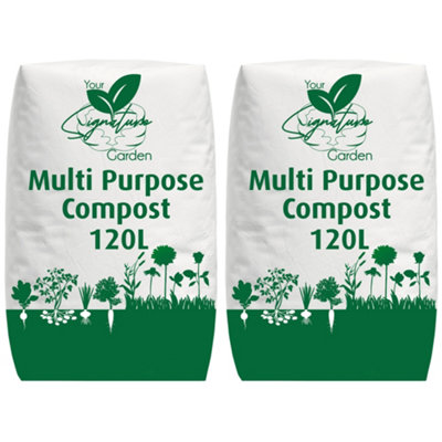 B&Q - 240L Multi Purpose Compost By  Your Signature Garden