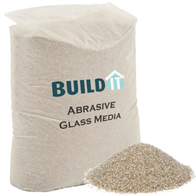 Abrasive Glass Media 25Kg Bag Sand Blasting GritMedium 0.5mm1.5mm By Laeto Build It