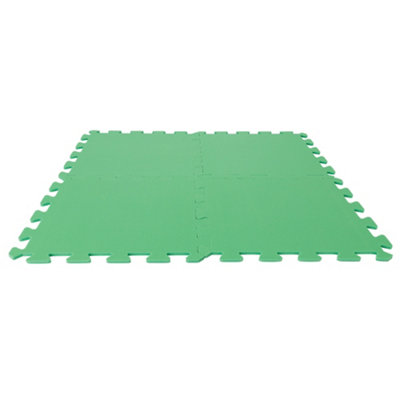 Foam Play Mat Tiles Interlocking Floor Mats By Laeto Tiny And Tykes (Green) - Includes Free Delivery