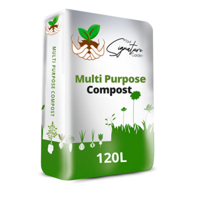 B&Q - 120L Multi Purpose Compost By  Your Signature Garden