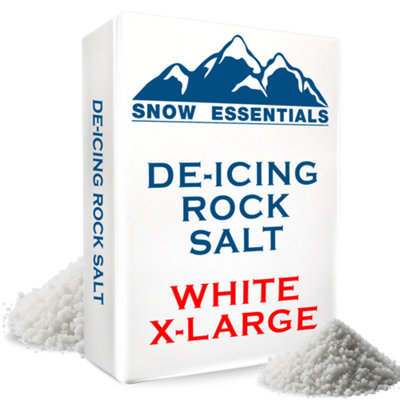 X-Large White Deicing Rock Salt Grit For Snow & Ice Removal By Laeto Snow Essentials from B&Q